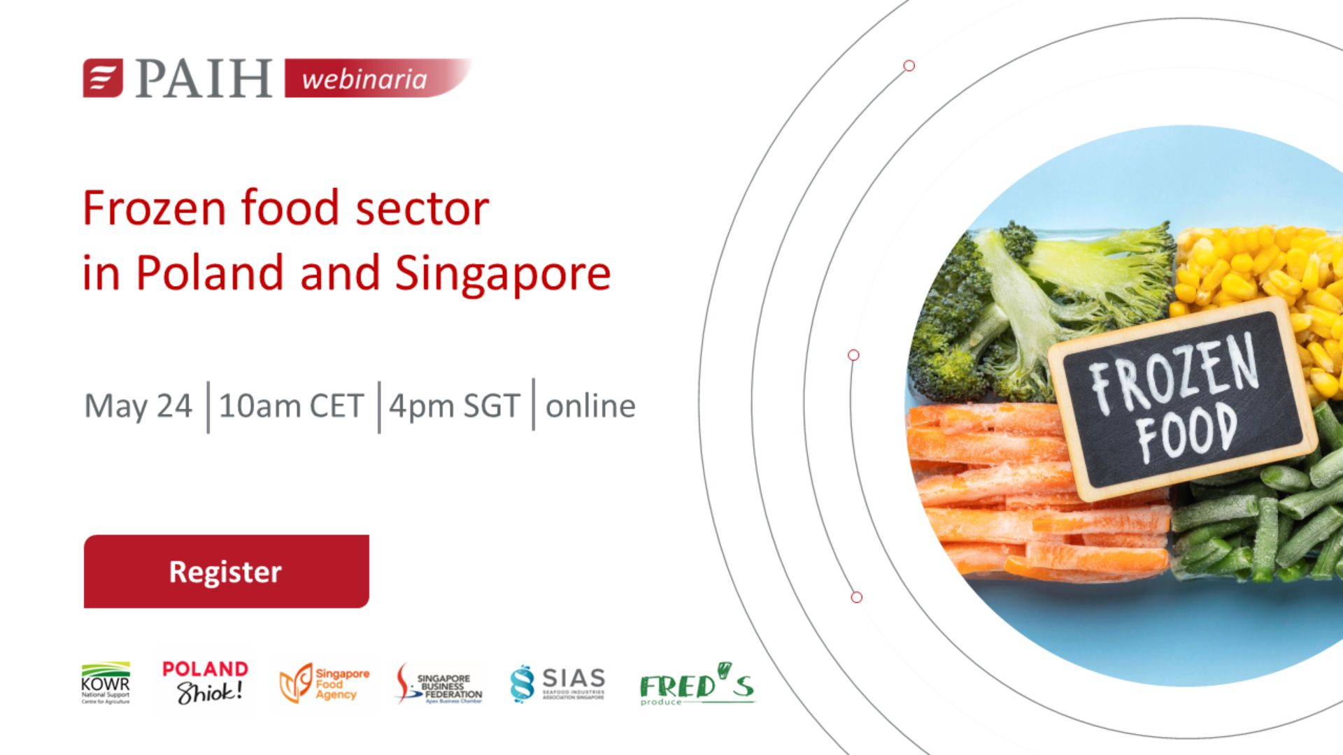 Poland – Singapore Frozen Food Sector Webinar invitation | polandshiok.sg