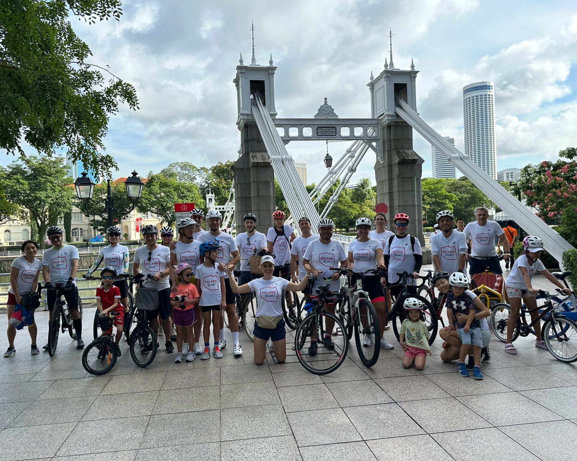 Family-Bike-Ride-Poland-SHIOK-2024-start of the ride | polandshiok.sg