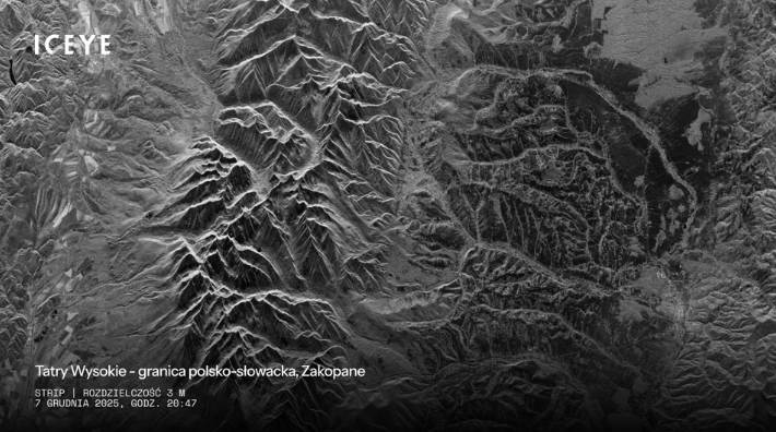 Tatra Mountains from space