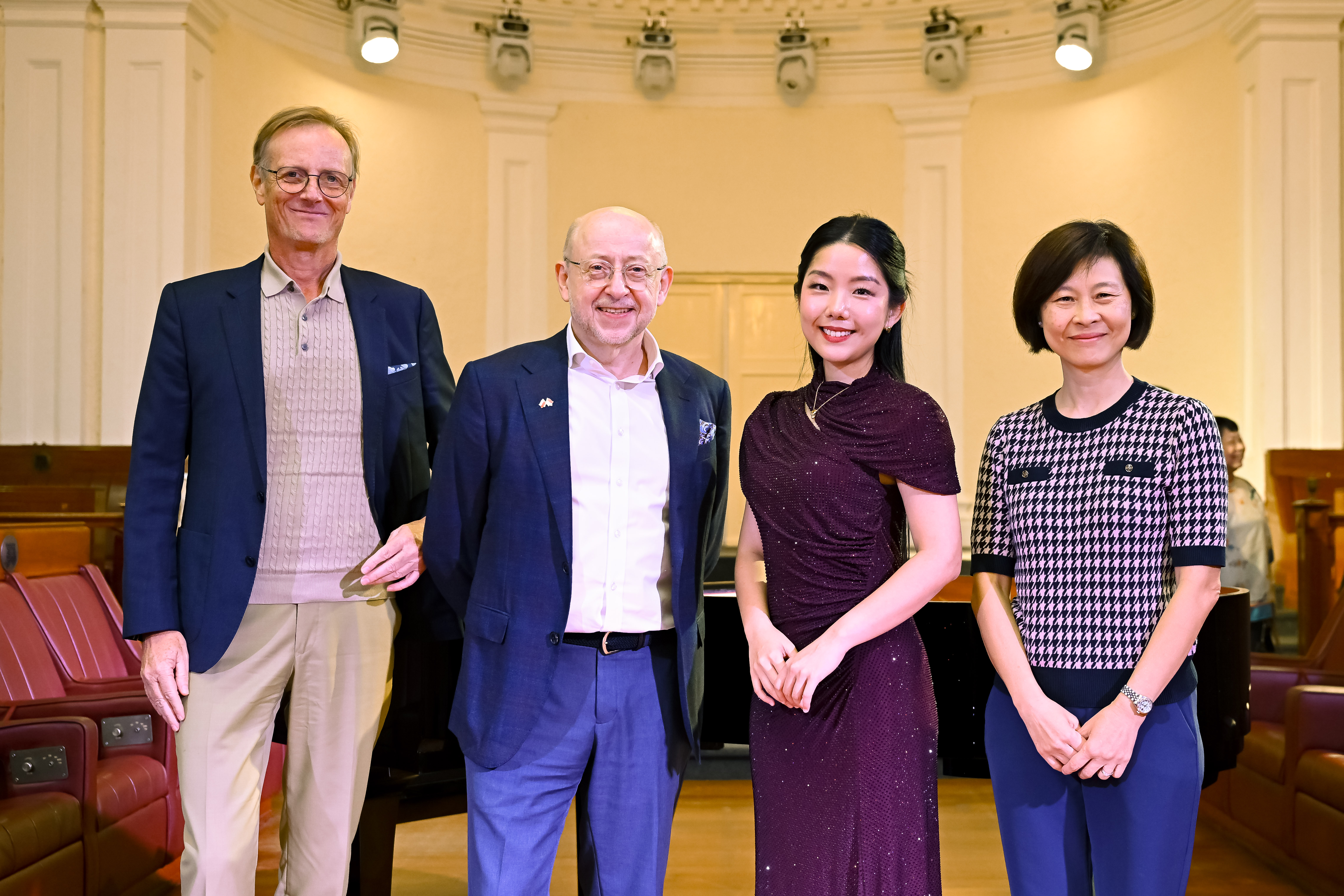 Peter Tornquist, Ambassador Taduesz Chomicki, Churen Li, Tan-Soh Wai Lan